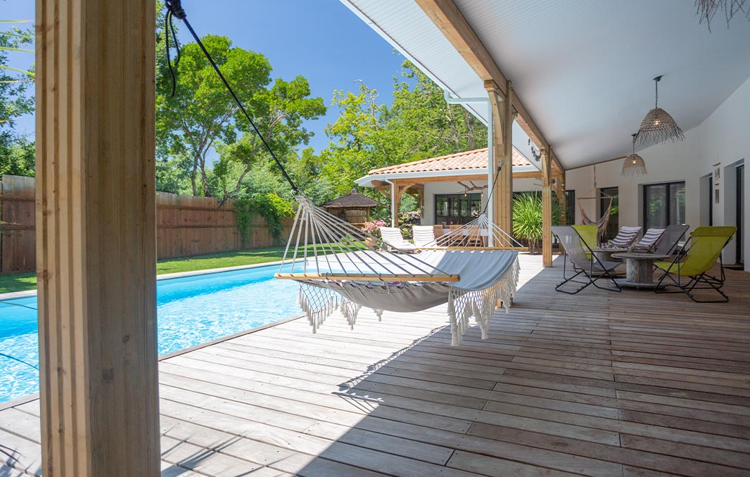 Maison Aquitaine piscine et terrace