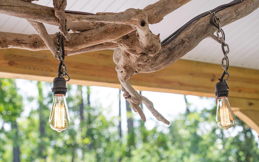 Maison Aquitaine luminaires extérieures