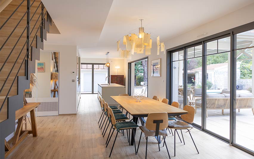 arcachon-interieur3 Maison Arcachonnaise salle à mangé