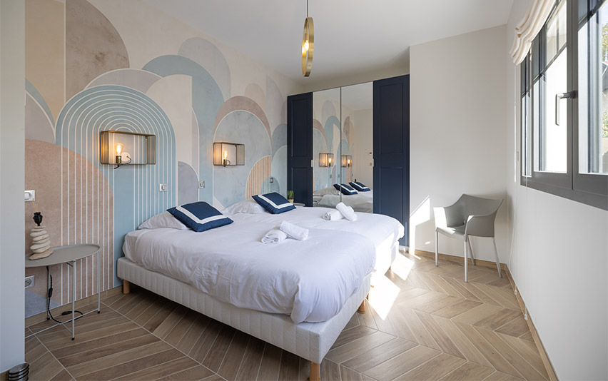 arcachon-interieur5 Maison Arcachonnaise chambre